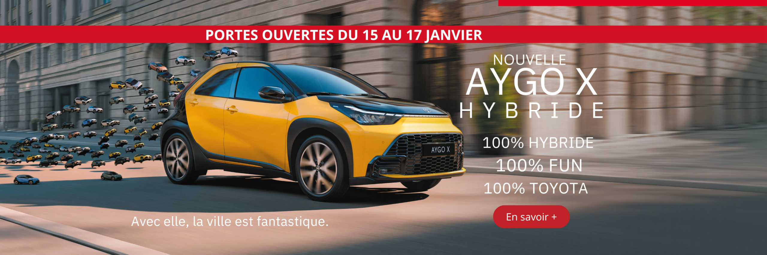 TOYOA AYGO X LES GARAGES CHAIGNEAU PORTES OUVERTES JANVIER